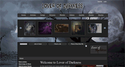 Desktop Screenshot of loverofdarkness.net