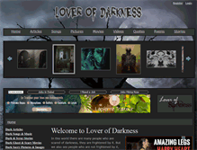 Tablet Screenshot of loverofdarkness.net